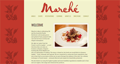 Desktop Screenshot of marcherestaurant.com