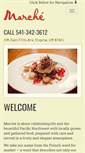 Mobile Screenshot of marcherestaurant.com